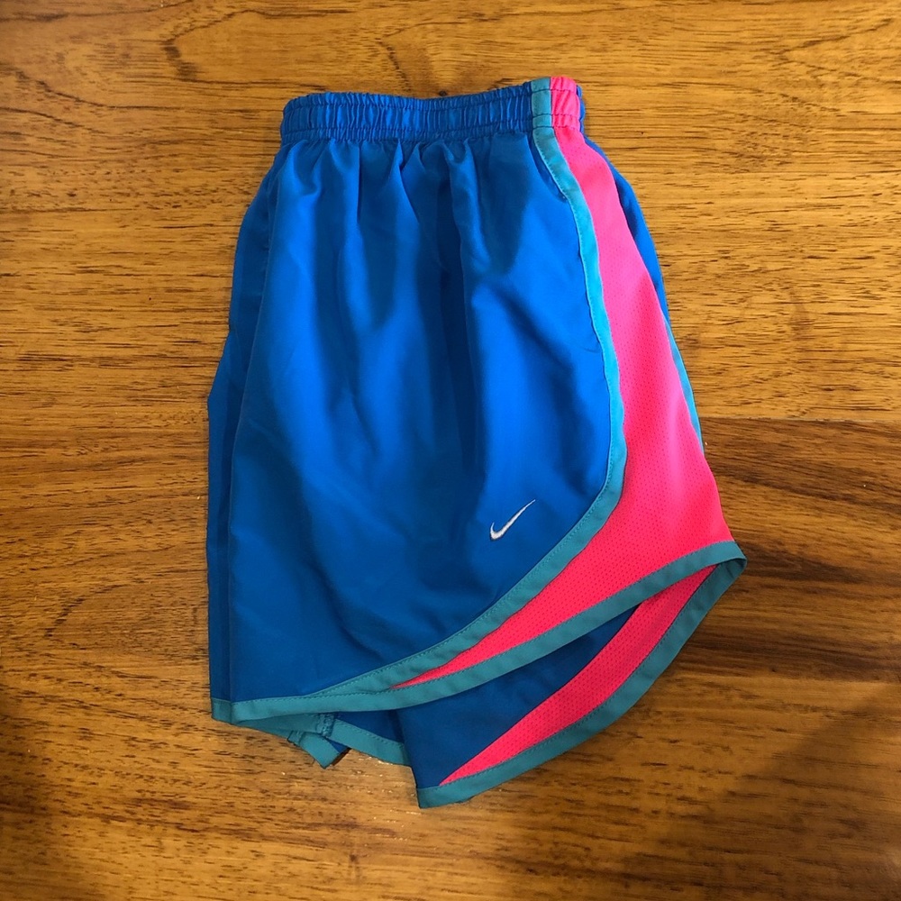 RARE pink and blue Nike shorts size M